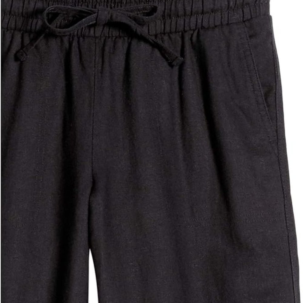 Black Linen Pants Size Small - Picture 3 of 6